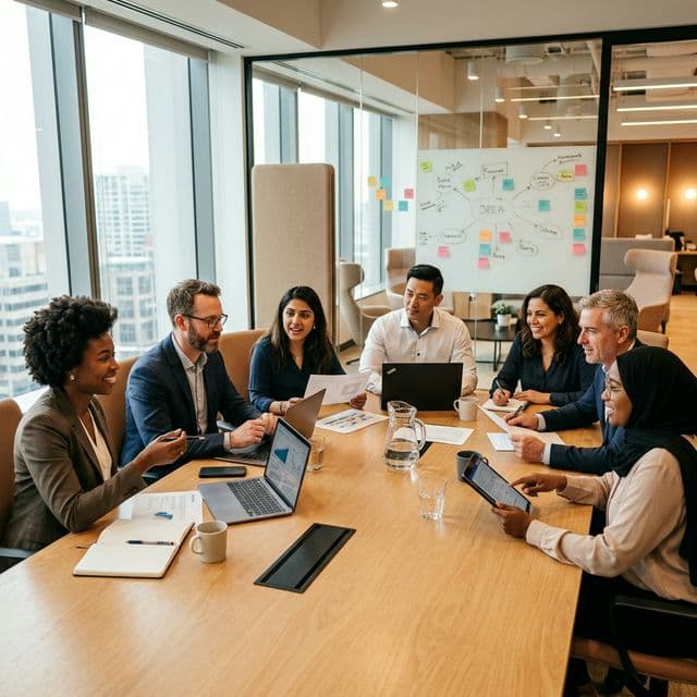 Intime Services team meeting